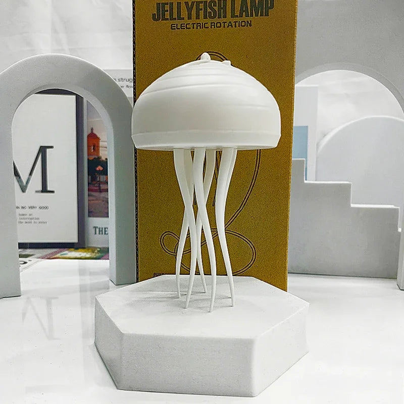 Creative Home Lighting Decoration Floating Dynamic Jellyfish Night Light New Romantic Atmosphere Light